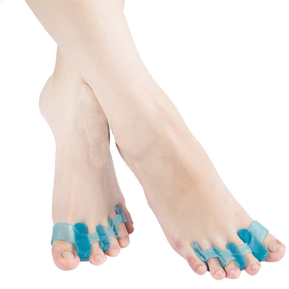 Korektor i ulga, silikonowy rozpieracz palców u stóp na hallux valgus, ochraniacz na halluxy, separator palców u stóp na ból stóp, przeciw halluxom valgus i nakładaniu si
