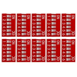 Makermind 10x DIP-Schalter 6-polig Kodierschalter