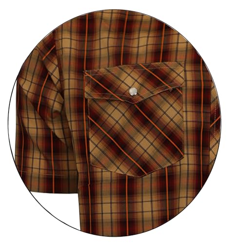 Gioberti Mens Western Cowboy Short Sleeve Shirt with Snap Buttons4