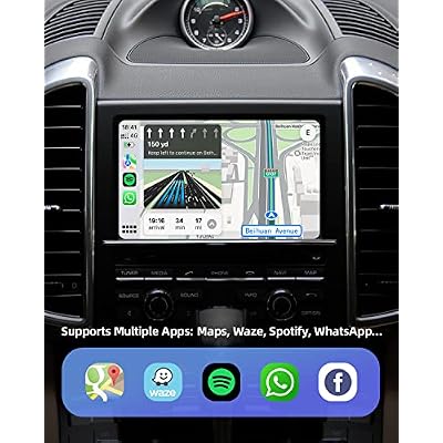 ISUDAR 2023 New PCM 3.1 Wireless Carplay & Android Auto Module for Porsche Panamera Cayenne Macan Cayman Boxster 911 718 Support Reverse Camera Parking Sensor Mirror Link Steering Wheel Control