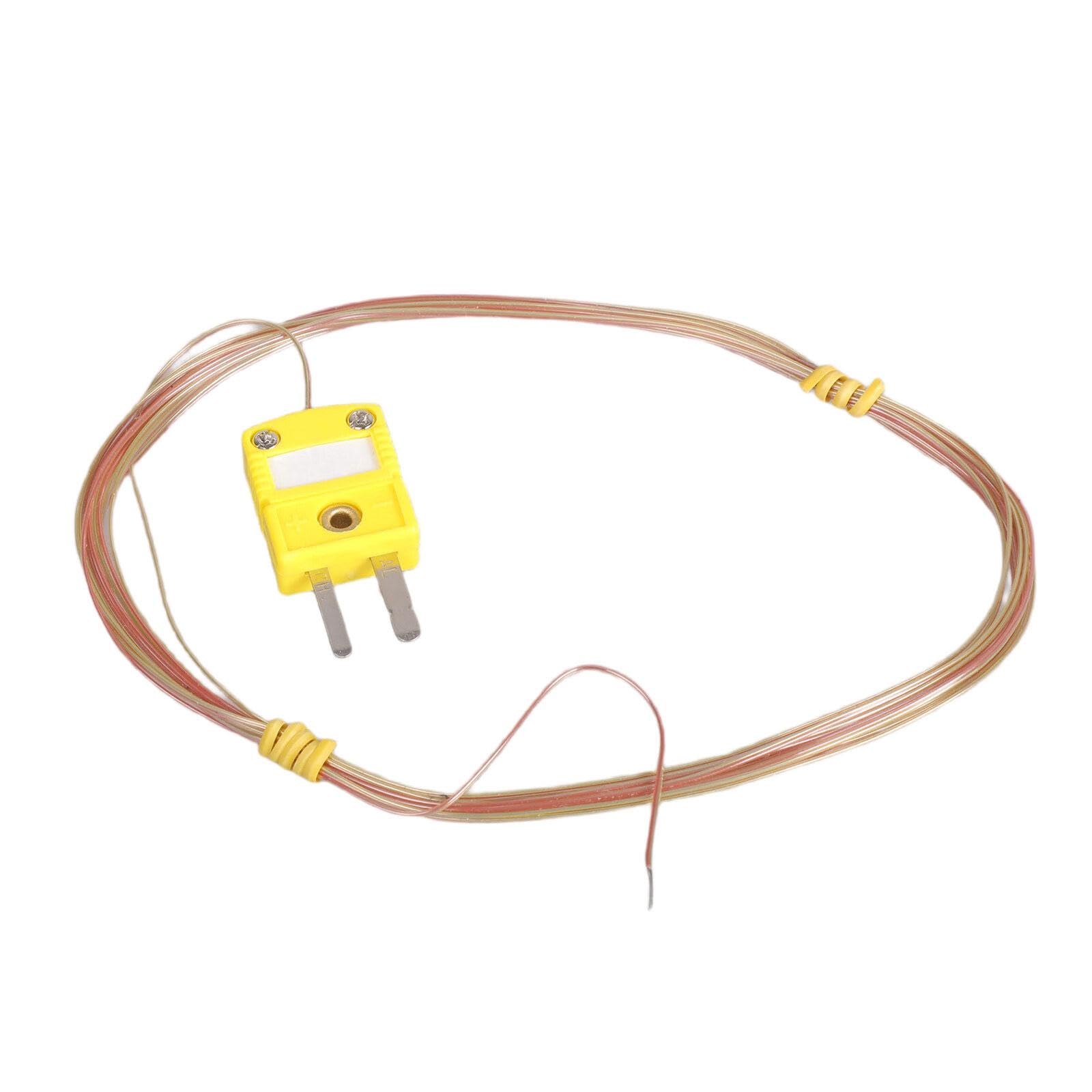 Zbiianxer 3 Meters Thread Accuracy K Type Thermocouple Probe With Easy Install Plugs For Extreme Temperatures Cable