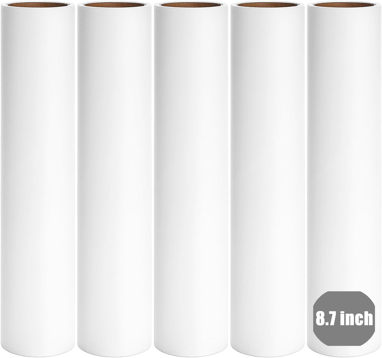 8.7 inch Lint Roller Refills 5 Pack