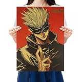 Bande dessinée bande dessinée Jujutsu Anime Kaisen malédiction maître enseignant Gojo Satoru toile affiche mur Art photo peinture salon bureau Studio décor à la maison