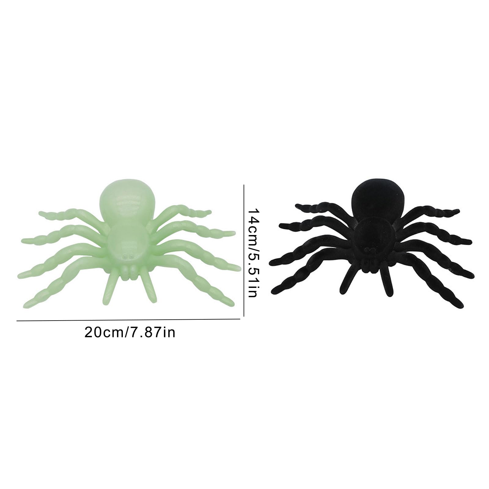 Paquete de accesorios portátil de plástico resistente para broma, elegante para los amantes de Halloween o decoración de eventos nocturnos