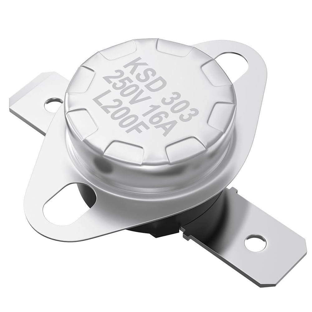 Ctrlzs Srv230-0900 High Limit Switch For -Fire Classic Bay 1200I Pellet Stove Snap Disc 2 Safety Sensor Thermostatic Disc