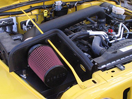 Airaid Cold Air Intake System: Increased Horsepower, Cotton Oil Filter: Compatible With 1997-2006 Jeep (Wrangler) Air-310-158 #TOP7