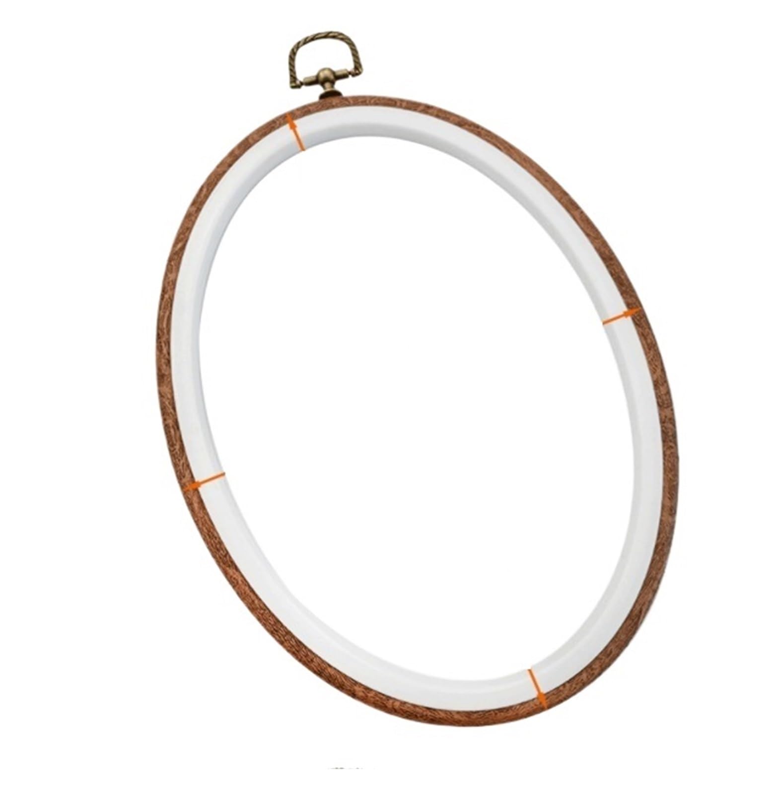 CQAHDSEVF Embroidery Hoop Circle, Mini Embroidery Hoop Set Multicolor Wood Plastic RoundOval Hoops Cross Stitch Needlecraft(Color 10)