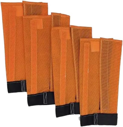 Fly Free Products Standard Horse Fly Boots- Orange