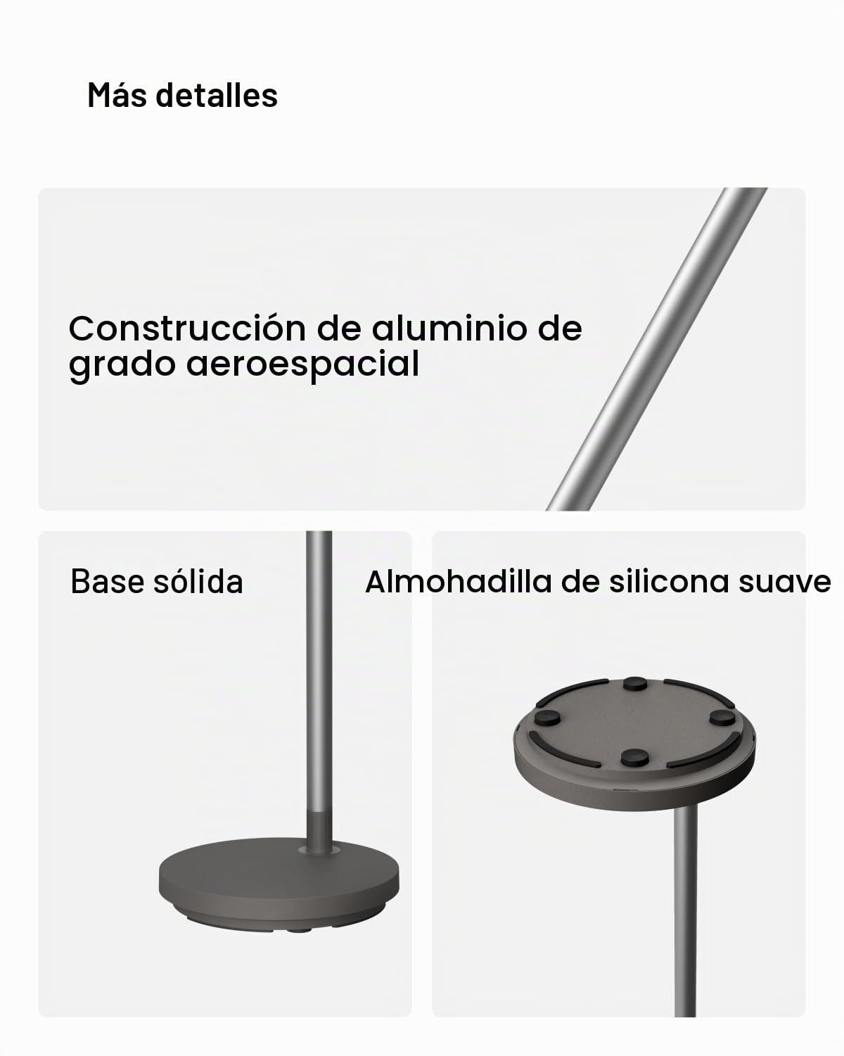 XGIMI Soporte de Pie Ultra - Gris Elefante Horizon Serie 20 - Color Gris Elefante,Aleación de Aluminio de Calidad,Carga Máxima 10 kg, Instalación Fácil, Base Estable