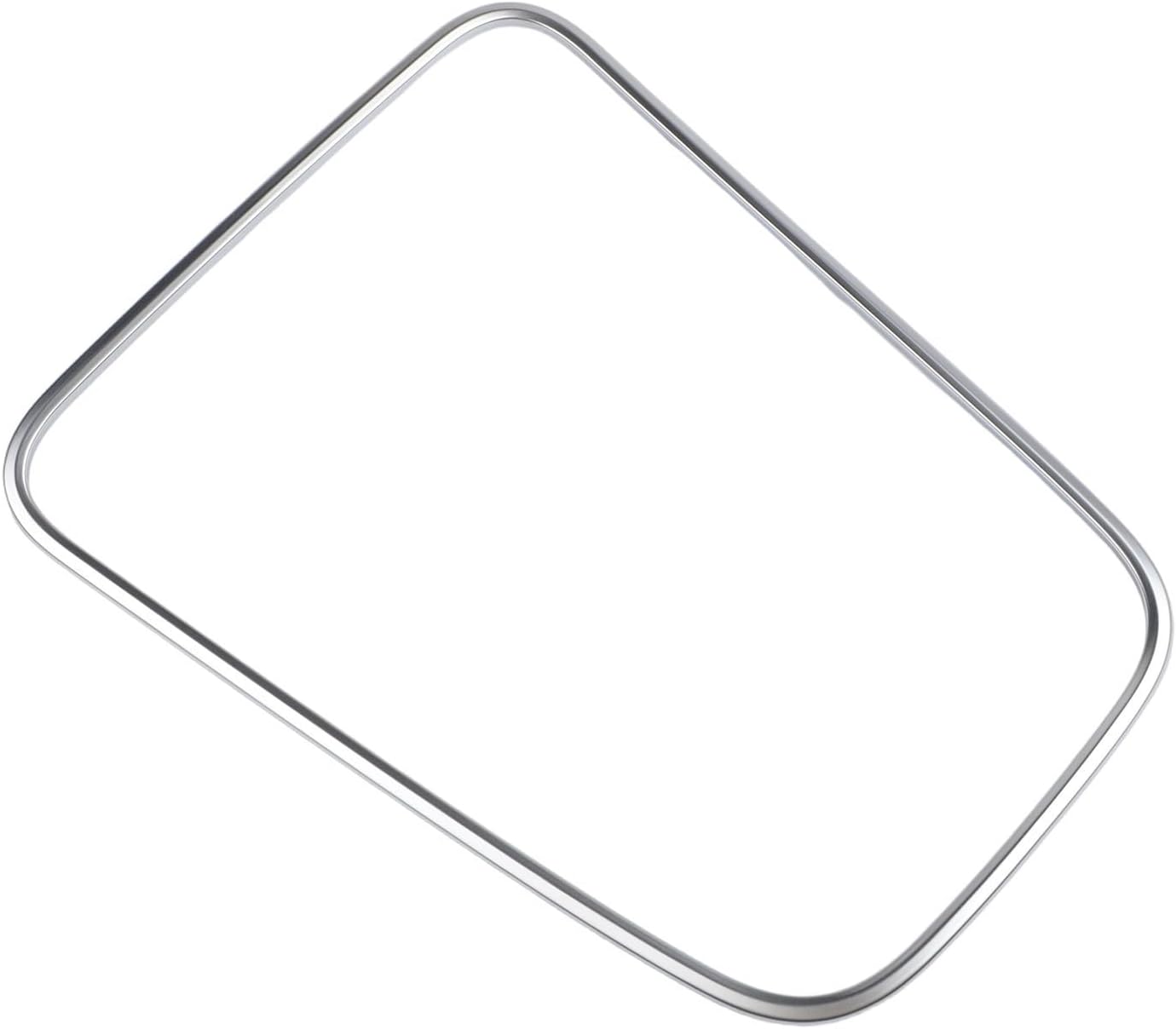 DAZZLEEX Silver ABS Center Console Frame Trim Protector for Mercedes E-Class W214 E300L 260L 2024-2025 Left Hand Drive Interior Accessories(A)