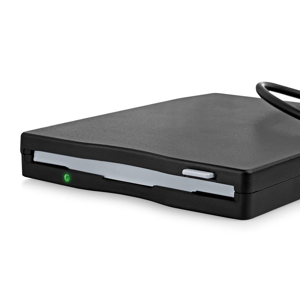 Market&YCY Unidad de Disquete USB DE 3.5" 1.44 MB FDD Unidad de Disquete Externa portátil Lector de Disquetera USB Plug and Play para PC Windows 10 8 7 Windows 98 2000 Windows XP Vista Mac - Negro