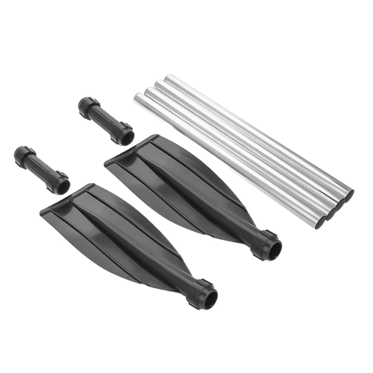 ULTECHNOVO Doppelend 210cm Lang Kajakpaddel Abnehmbar aus Aluminiumlegierung mit Ruderhalter und Tropfringen Vielseitig als Bootsruder und Kajakpaddel Einsetzbar