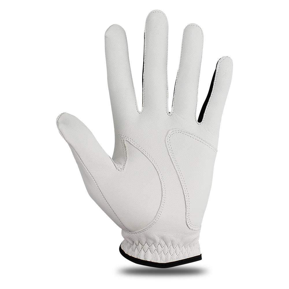 Golfhandschuhe 3 Pcs Herren Golf Handschuh Weichen Bequemen Links/Rechts Hand rutschfeste Golf Handschuhe for Männer Golfhandschuhe Damen(Worn On Left Hand,26 X-Large)