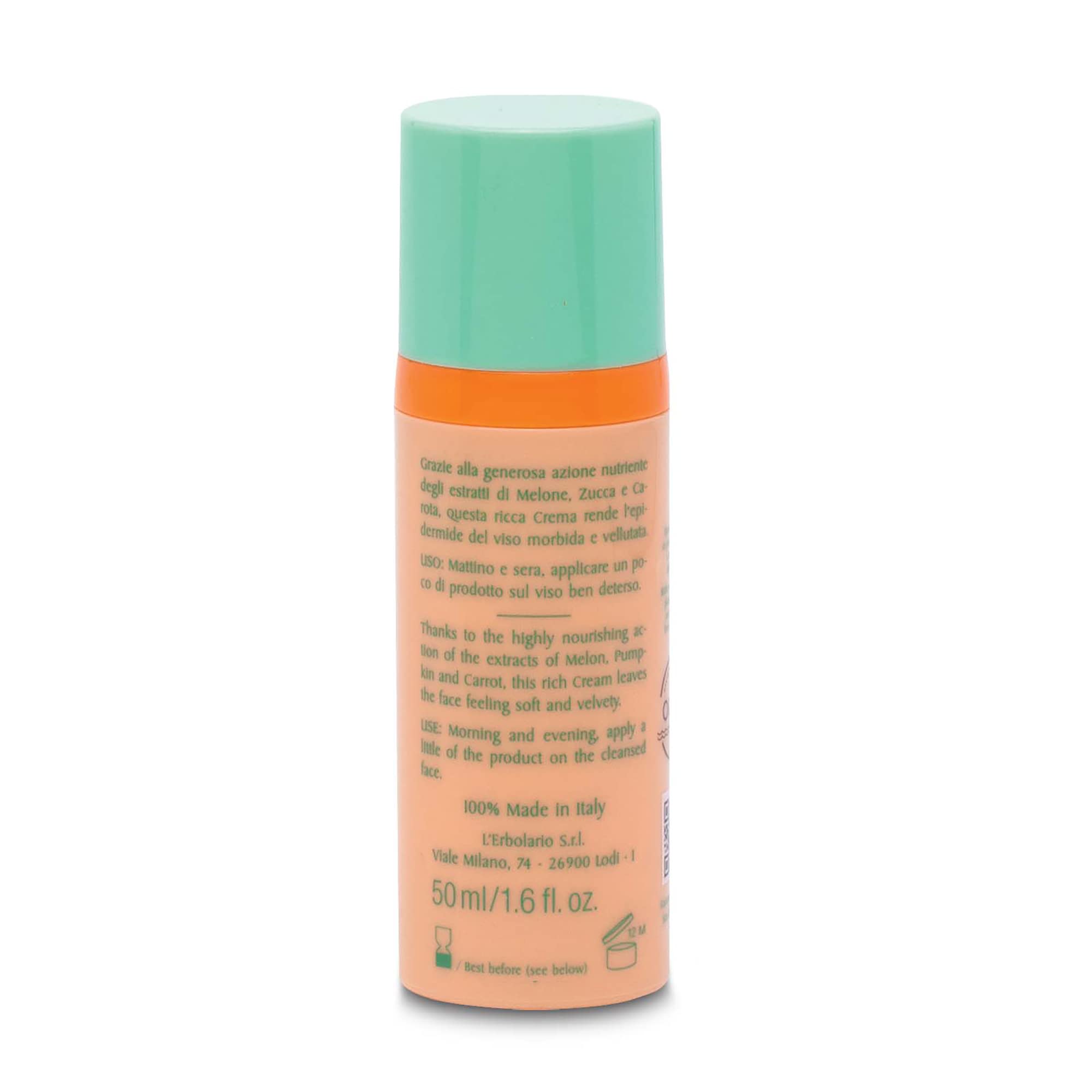 L'Erbolario Rich Nourishing Face Cream for Dry Skin 50ml, orange, 50 ml (Pack of 1) - Image 2