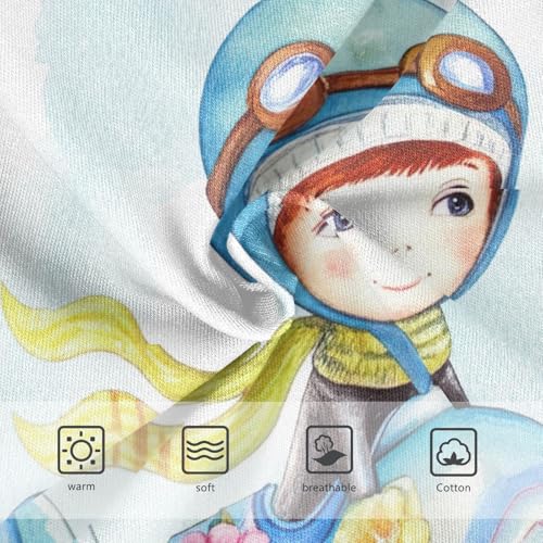 Cute Aviator Girl Panties Cute Toddler Underwear Floral Cotton Designer Kids Undies Briefs 2t3