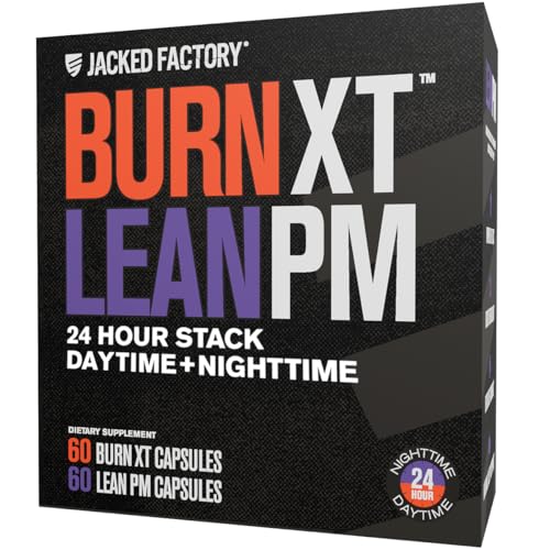 Jacked Factory Burn-XT + Lean-PM Kit – 24-Hour Body Composition & Metabolism Support Stack – Day...