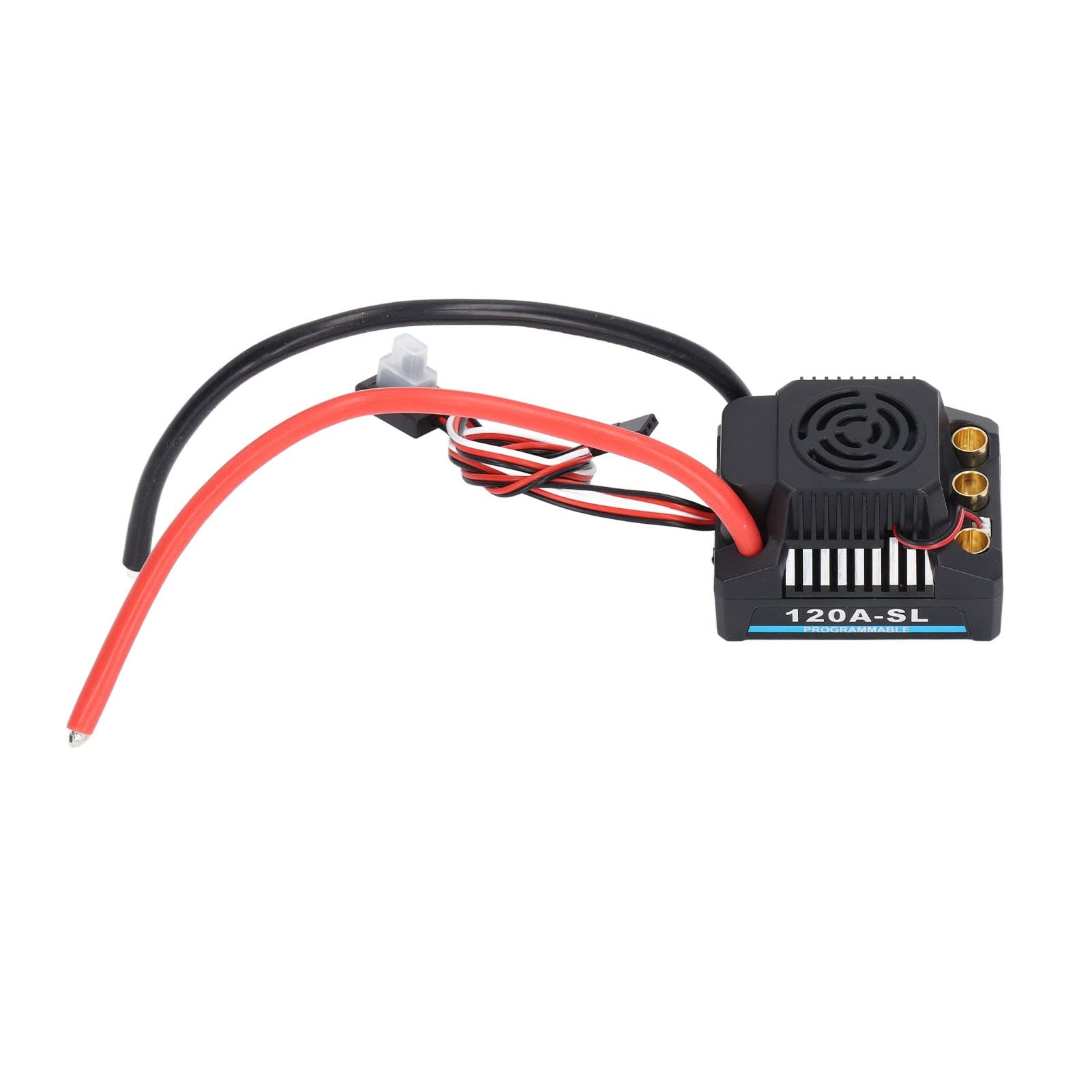 Generic ESC Programmabile Senza Spazzole da 120 A per Auto RC con Dissipazione del Calore Superiore - Adatto per Veicoli RC 1/8
