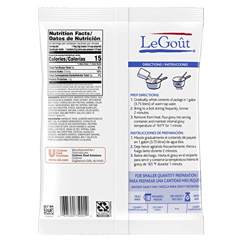 Legout Beef Instant Gravy Mix No Artificial Flavors, 0G Trans Fat, 12 Ounce (Pack Of 8) #TOP2