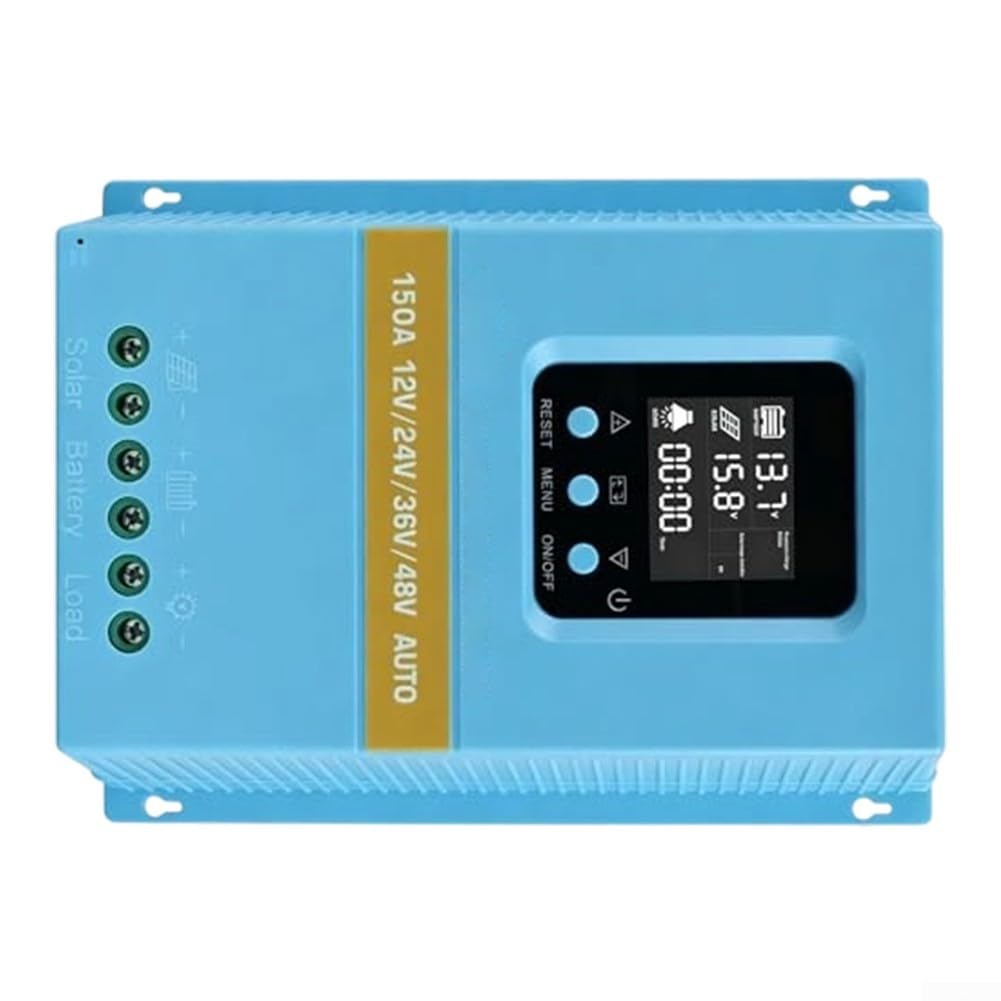 MPPT - Regulador de carga (150 A, puertos USB, disipación de calor)