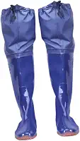 menolana Botas de pesca masculinas, botas de chuva de PVC respiráveis para caça, de cano alto para agricultura, de pesca à prova d'água para vadear
