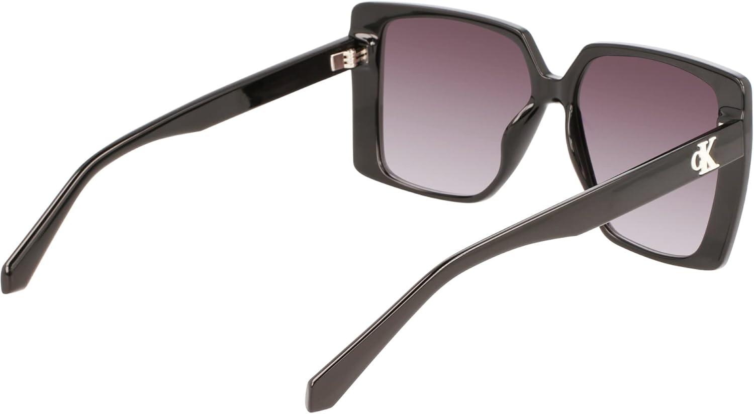 CALVIN KLEIN JEANS Women's CKJ22607S Square Sunglasses, Black, One Size