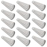 ULTECHNOVO 20 piezas Bobinas de Plástico para Hilo Tubos de Bobinado con Ángulo Preciso para Máquinas Textiles Accesorios Proyectos de Reducción de Fricción y Enredos