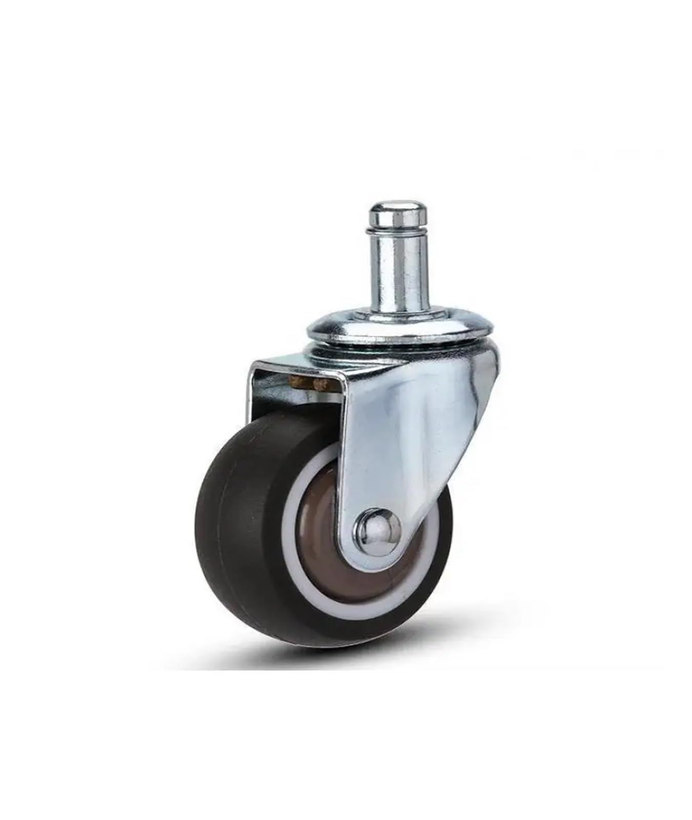 5 PCS/2 Inch Furniture Office Steel Casters and Lightweight Dining Cart Cabinet Circlip Silent Pulleys