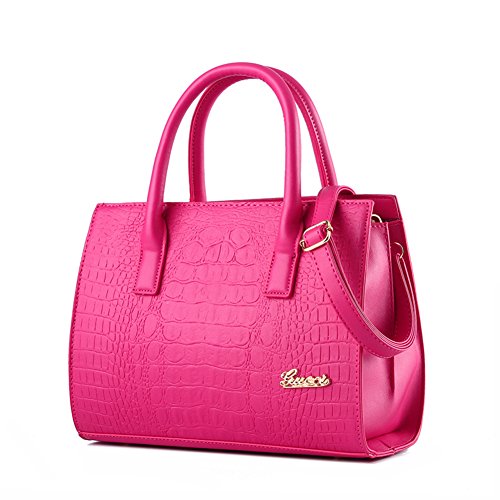 Sac en bandoulière rigide effet crocodile pour organiser vos affaires avec style