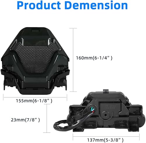 Miniatura 4 de Lámpara trasera de luz de freno de motocicleta con señales de giro LED de repuesto para Yamaha YZF R3 R25 Y15ZR MT07 FZ07 LC150