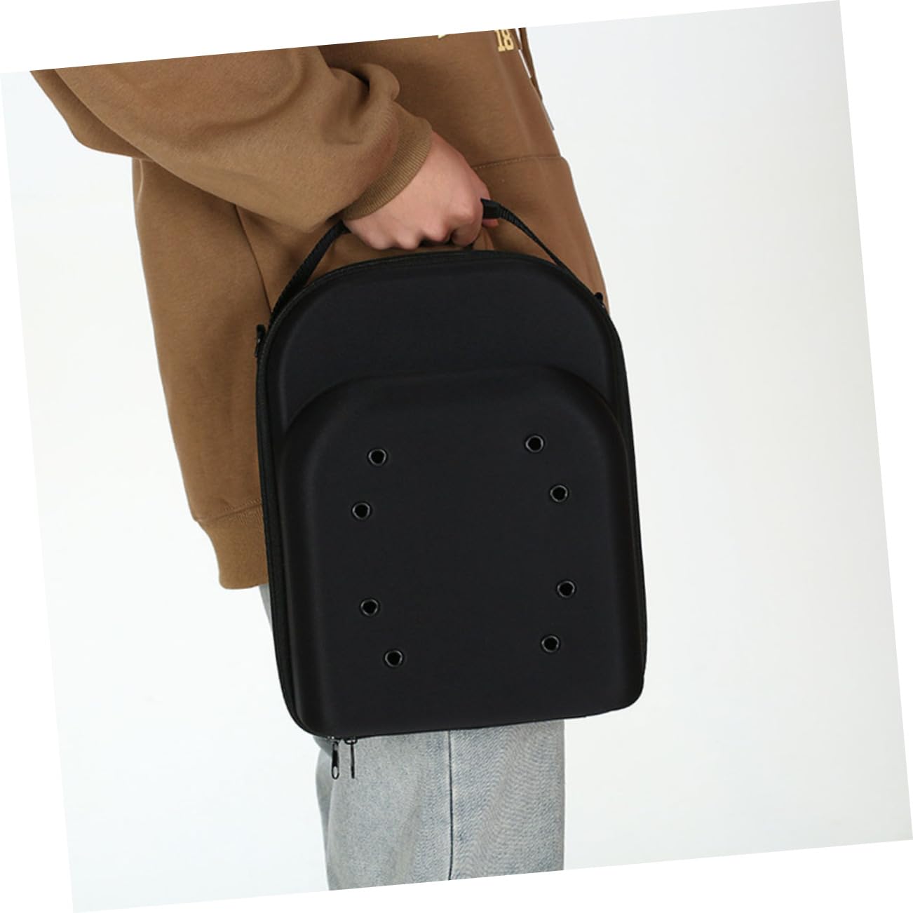 FONDOTIN Baseball Cap Hanger Eva Travel Hat Holder Wide Compatibility Caps Storage Bag