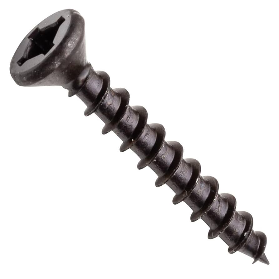 Centerline #6 x 1'' Flat Head Square X Wood Screws, Lube