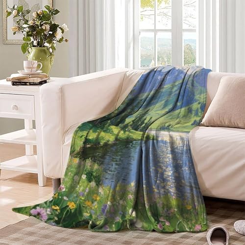 Couvertures microfibre moelleuse pour des soirées cocooning au salon