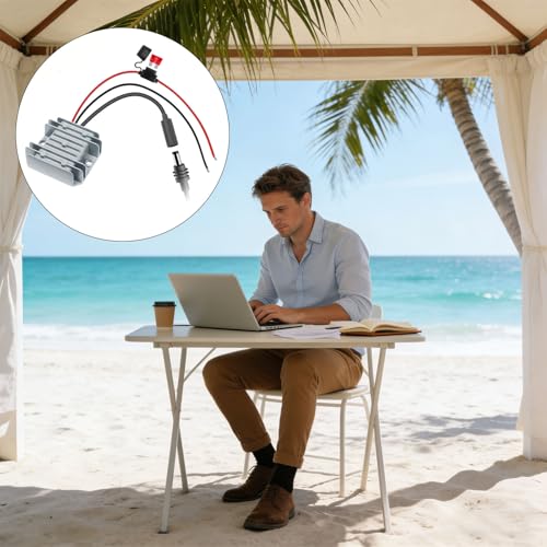 Adaptador step up 12V 24V a 30V con enchufe conversor de voltaje para baterías de coche 2