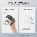 Horizonite Electric Scalp Massager | 96 Silicone Nodes | 3-Speed Rechargeable Waterproof Head & Body Massager for Hair Growth, Stress Relief & Deep Cleansing | Detachable Design | IPX6 gallery image