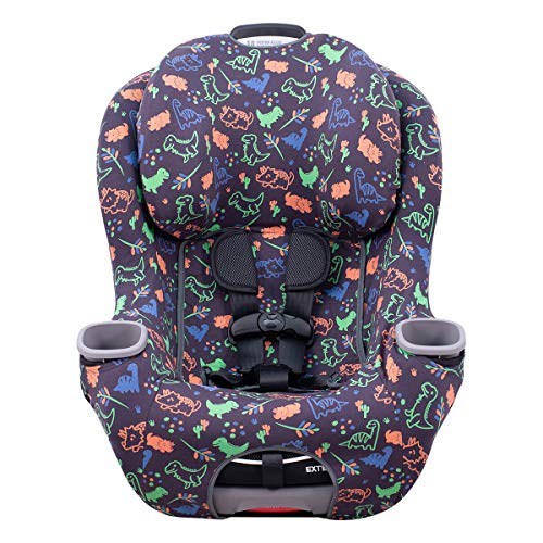 JYOKO Kids Cover Liner for car seat Compatible with Graco Extend2fit + Cover Reducer 100% Cotton Made (Happy Dino)