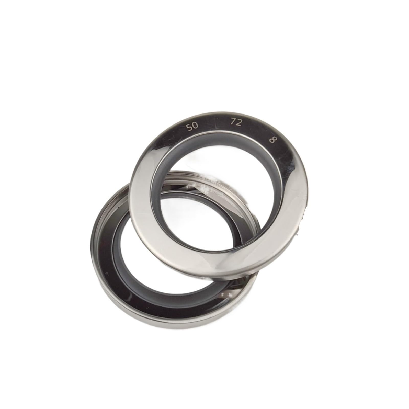 Hhwqruoet Cdl 1Pcs Rotating Shaft Id:25*Od:35/38/40/42/4547/48 * 7/8/10Mm 304 Stainless Steel Ptfe Oil Seal(,25X45x8)