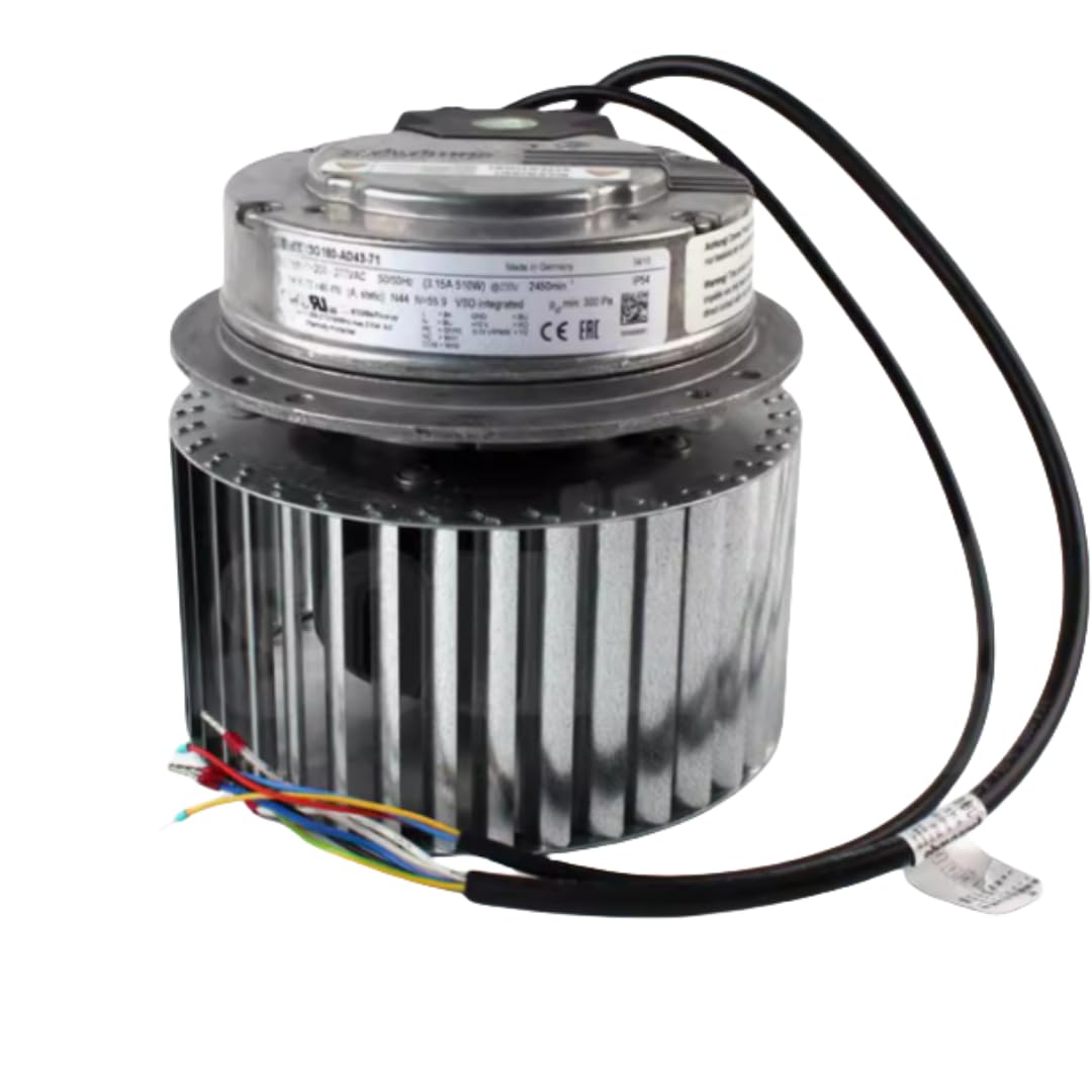 FCARUMIQP SR3G180-AD43-71 200-277V 3.15A 510W 2450RPM Cooling Fan 8-Wire