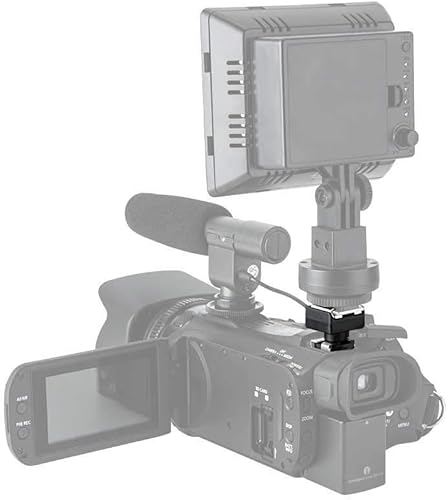 Miniatura 6 de JJC Adaptador de micrófono y luz LED convertidor para Canon VIXIA HF G20 HF G21 HF G30 HF G40 HF G50 HF G26 GX10 HF S20 HF S21 HF S30 HF S200 HF21