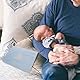 VILLCASE Geburtsurkunde Hülle, Baby Geburtsurkunde, Geburtsurkundenhülle mit Kunstleder Gepolsterte Hülle für Geburtsurkunden, Himmelblau