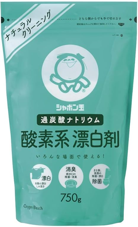 Amazon シャボン玉 酸素系漂白剤 750g シャボン玉石けん マルチクリーナー