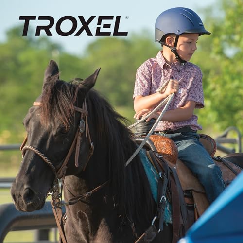 image for Troxel Spirit Full Coverage Horse Riding Helmet, Low-Profile Adjustabl