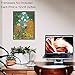 jenesaisquoi Canvas Wall Art Famous Oil Paintings, Flower Garden Gustav Klimt Art Prints, Gustav Klimt Artwork Famous Art Posters Ready To Hang for Living Room, Bedroom (Unframed, 12