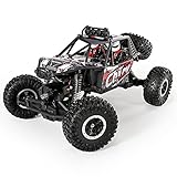 MIEBELY Rock Crawler – RC Rock Crawler 4x4 – Remote Control Car for Adults and Children – High Speed and Rock Climbing RC Crawler – 1:16 Scale High Speed Climbing Car – 75 Degrees Climbing Angle