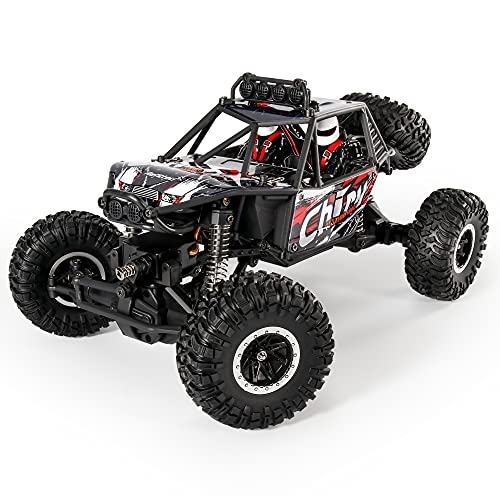 MIEBELY Rock Crawler â€“ RC Rock Crawler 4x4 â€“ Remote Control Car for Adults and Children â€“ High Speed and Rock Climbing RC Crawler â€“ 1:16 Scale High Speed Climbing Car â€“ 75 Degrees Climbing Angle