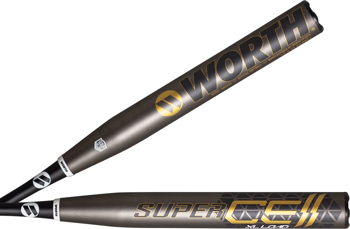 Worth | 2022 | Supercell Gold Slowpitch Softball Bat | XL | USSSA | 12.5" Barrel