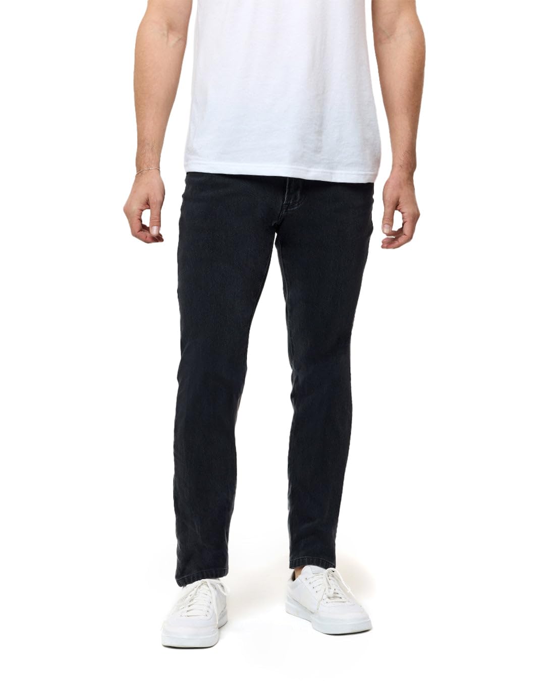 INTO THE AM Mens Jeans - Legacy Stretch Denim Slim Fit Tapered Leg Ultra-Soft Comfort Wash Pants