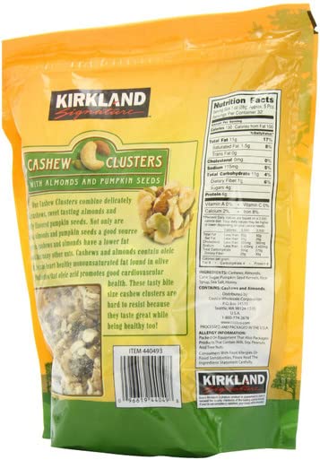 Kirkland Signature Cashew Clusters - 907g