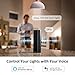 NOVOSTELLA Smart Light Bulb, WiFi LED RGB Color Changing Light Bulbs with Remote Control, A19 E26 2700K-6500K Dimmable Lights Work with Alexa and IFTTT, No Hub Required, 9W (75W Equivalent), 2 Pack