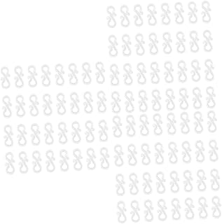 Cabilock 144 pcs Christmas Lights Clips for Gutter Mini Gutter Hooks siding Hooks Christmas Rope Clips Plastic Hooks for Hanging String Lights Hook up lamp Hook Fairy White lamp Accessories