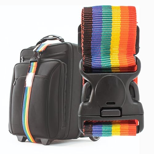STATUS Luggage Strap Multi Colour | Without Lock | Suitcase Strap | SLUGSTRAP1PK3